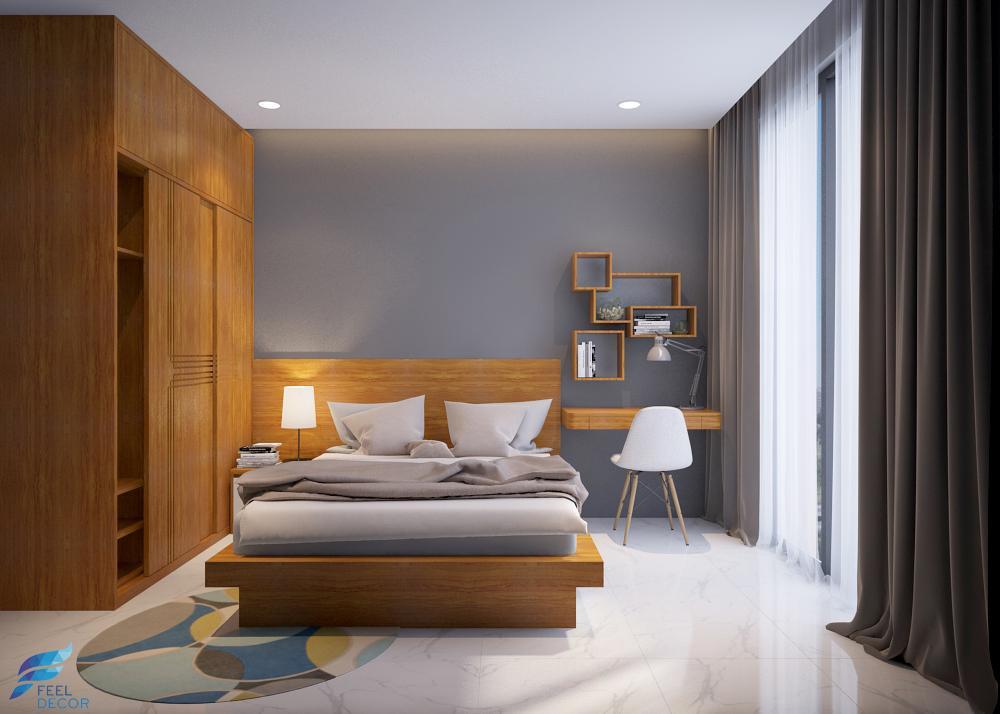Hình ảnh mẫu thiết kế nội thất căn hộ 133m2 (3 phòng ngủ) chung cư Green Valley