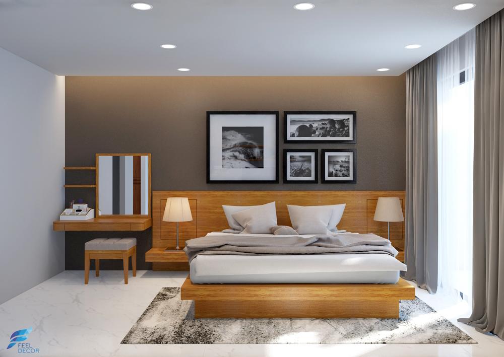 Hình ảnh mẫu thiết kế nội thất căn hộ 133m2 (3 phòng ngủ) chung cư Green Valley