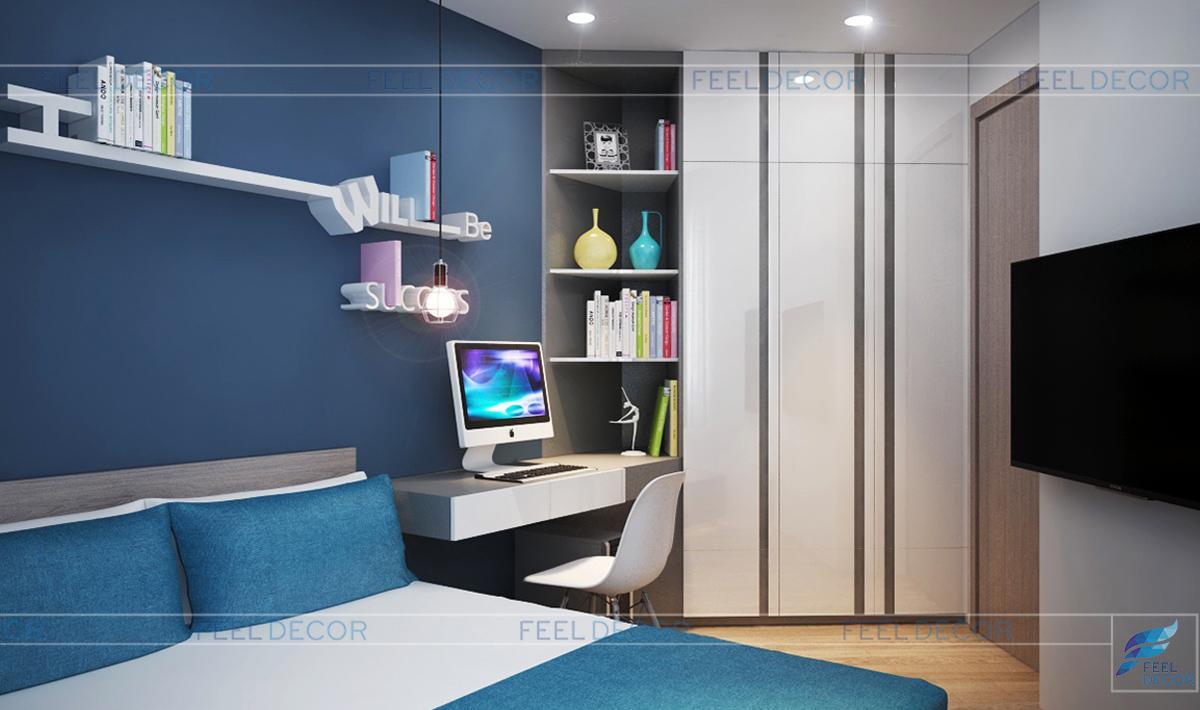 Thiết kế nội thất căn hộ 80m2 – 2 phòng ngủ tại chung cư Celadon City