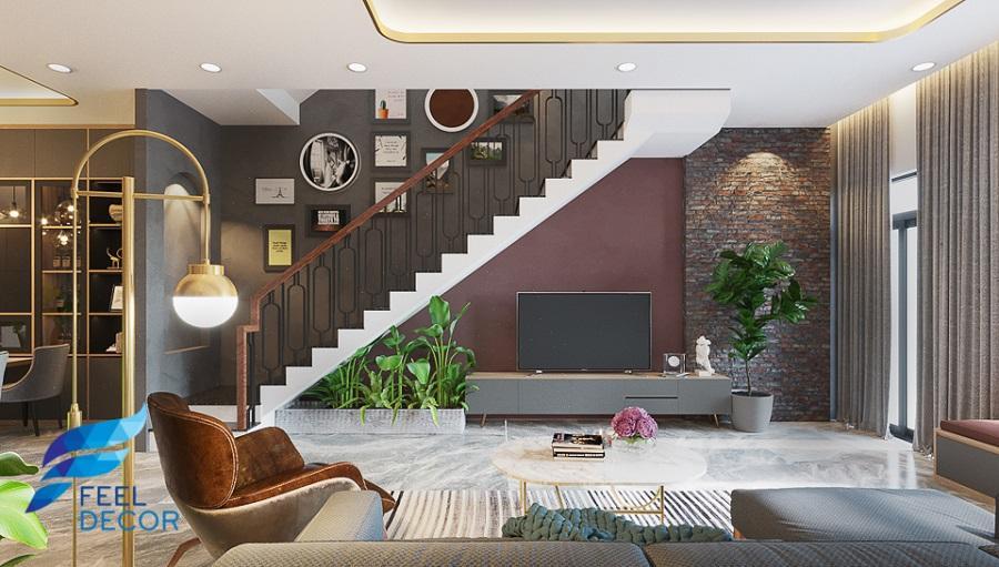 phòng khách nhà phố feeldecor