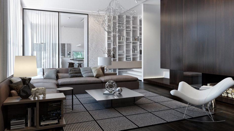 Ý tưởng thiết kế nội thất phòng khách đẹp theo phong cách hiện đại