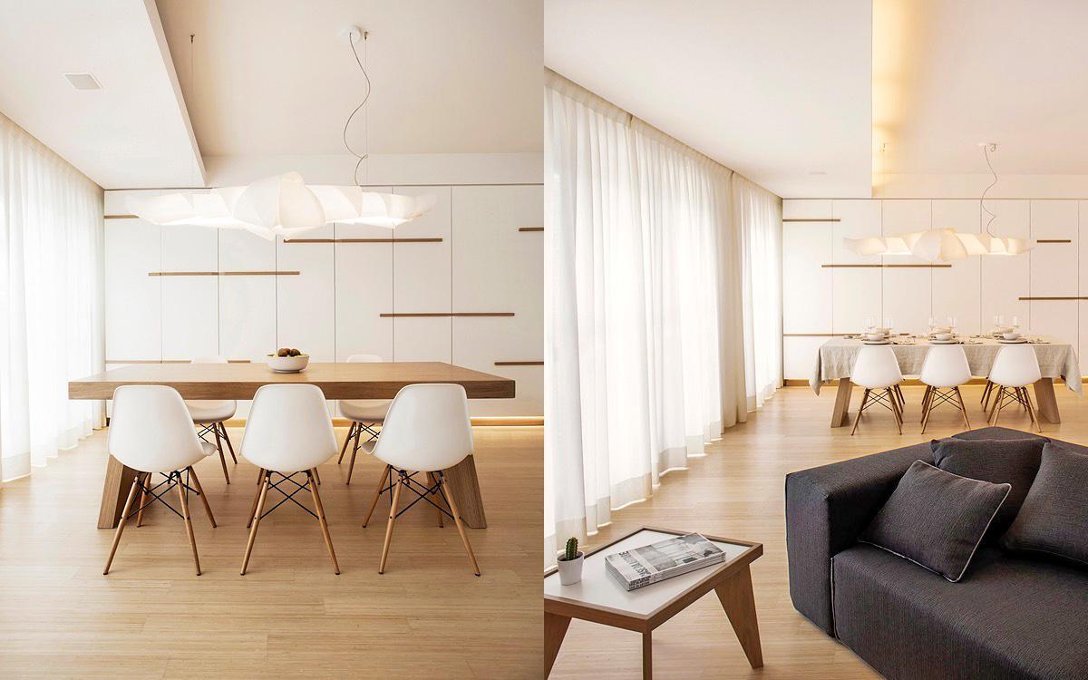Thiết kế nội thất nhà bếp đơn giản với gam màu trắng