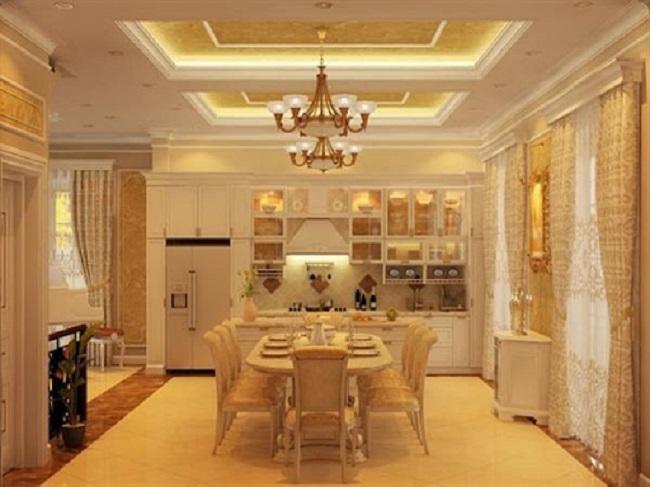 bếp phong cách cổ điển