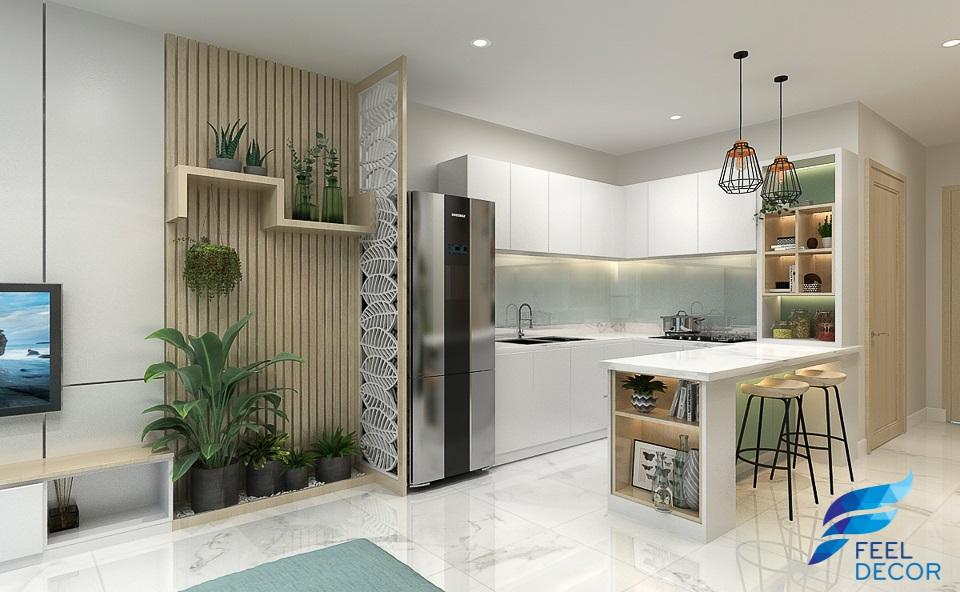 bếp tiết kiệm không gian