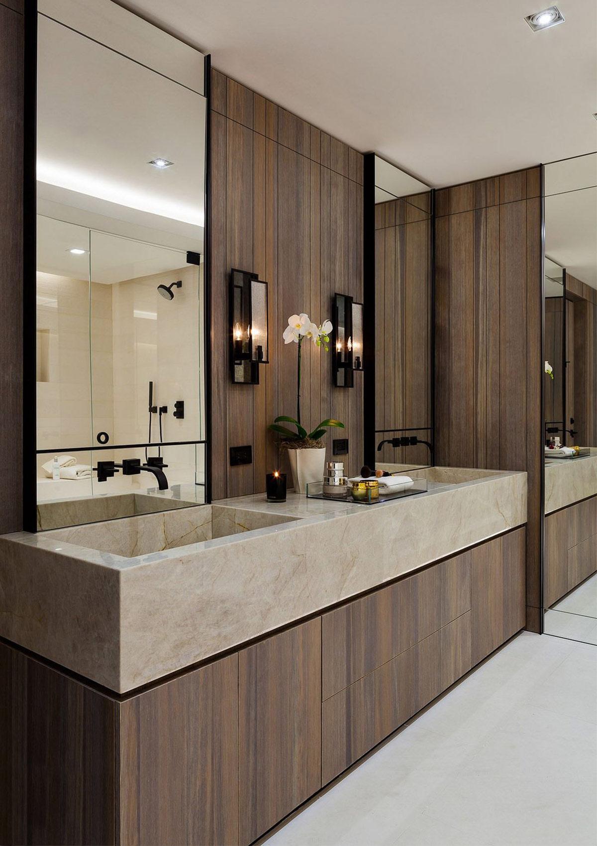 Lựa chọn chất liệu đá cẩm thạch trong thiết kế nội thất nhà ở căn hộ