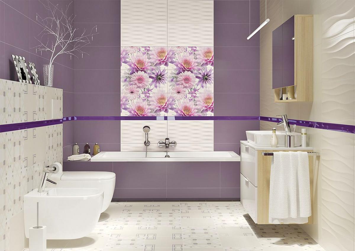 Thiết kế phòng tắm với màu sắc nổi bật