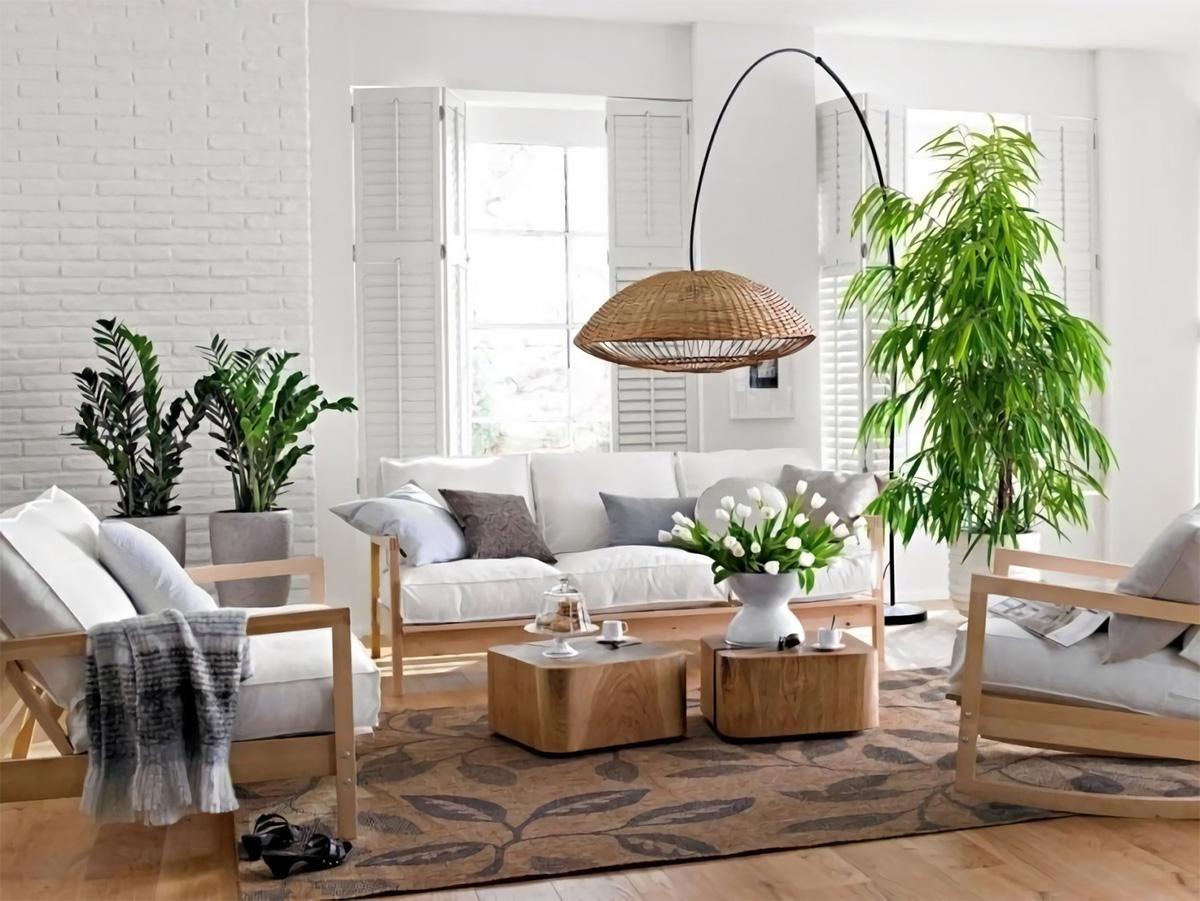 Thiết kế nội thất phòng khách đáp ứng đầy đủ 3 tiêu chí xanh - sạch - đẹp