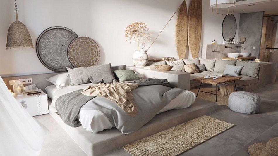 Cách trang trí phòng ngủ không có giường đẹp và tinh tế | Feel Decor