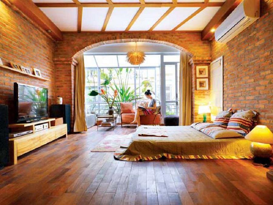 trang trí phòng ngủ khôn giường