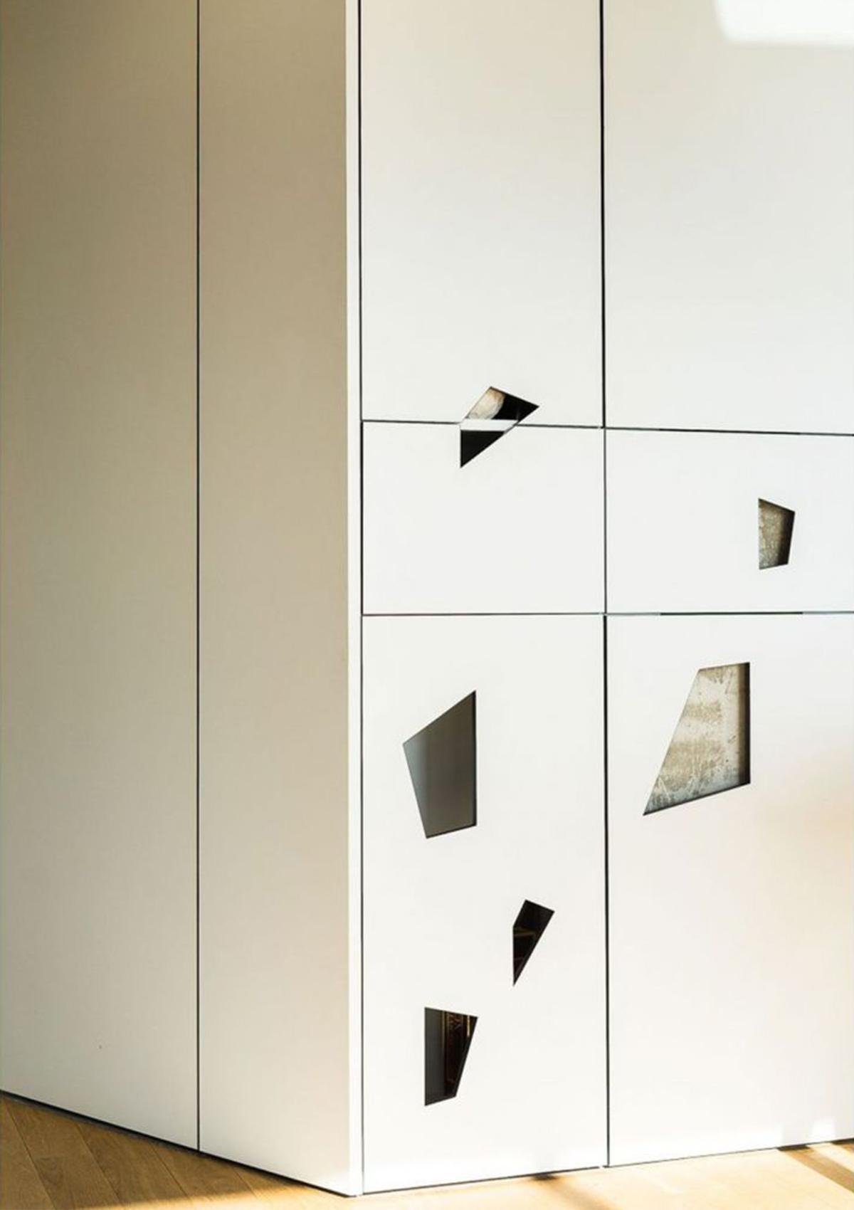 Thiết kế nội thất căn hộ Penthouse với những mảng hình học bất đối xứng cực kỳ lạ mắt