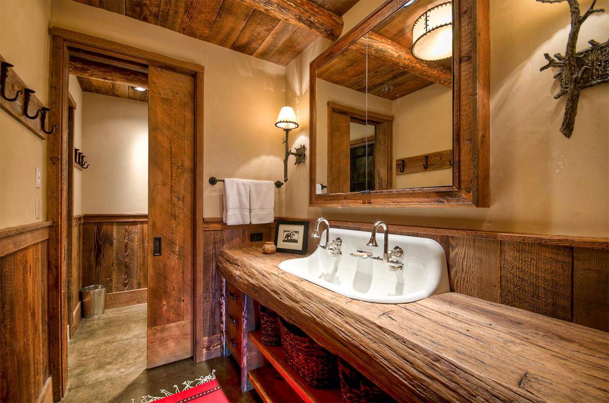Vẻ mộc mạc của nhà tắm bằng gỗ khiến bạn yêu ngay từ ánh nhìn đầu tiên