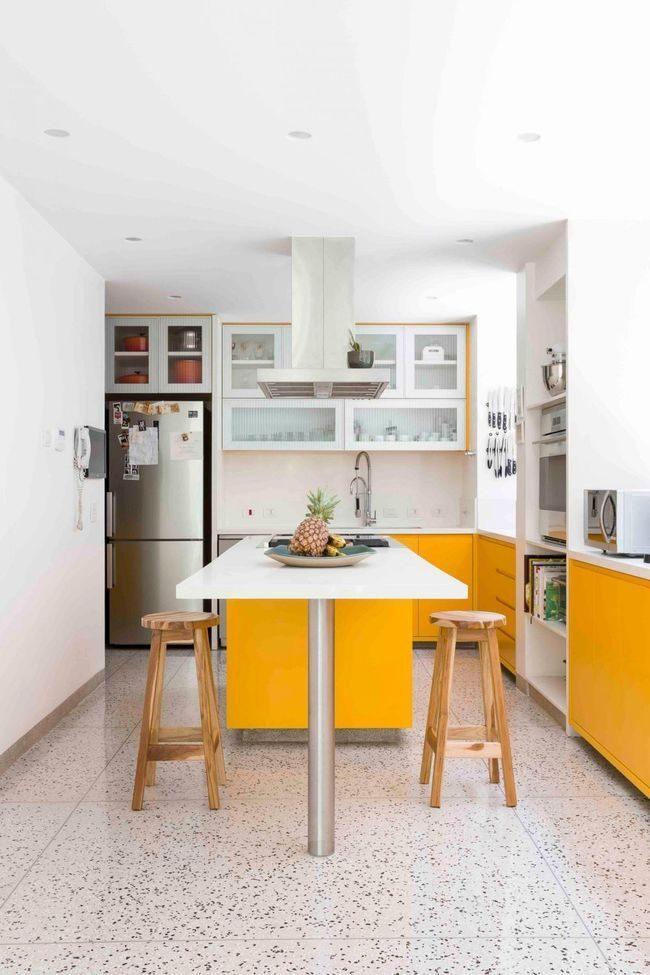 căn hộ 45m2 với phòng bếp đẹp