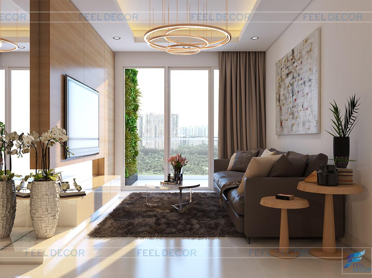 Thiết kế trang trí nội thất căn hộ 117m2 chung cư Hoàng Anh Thanh Bình