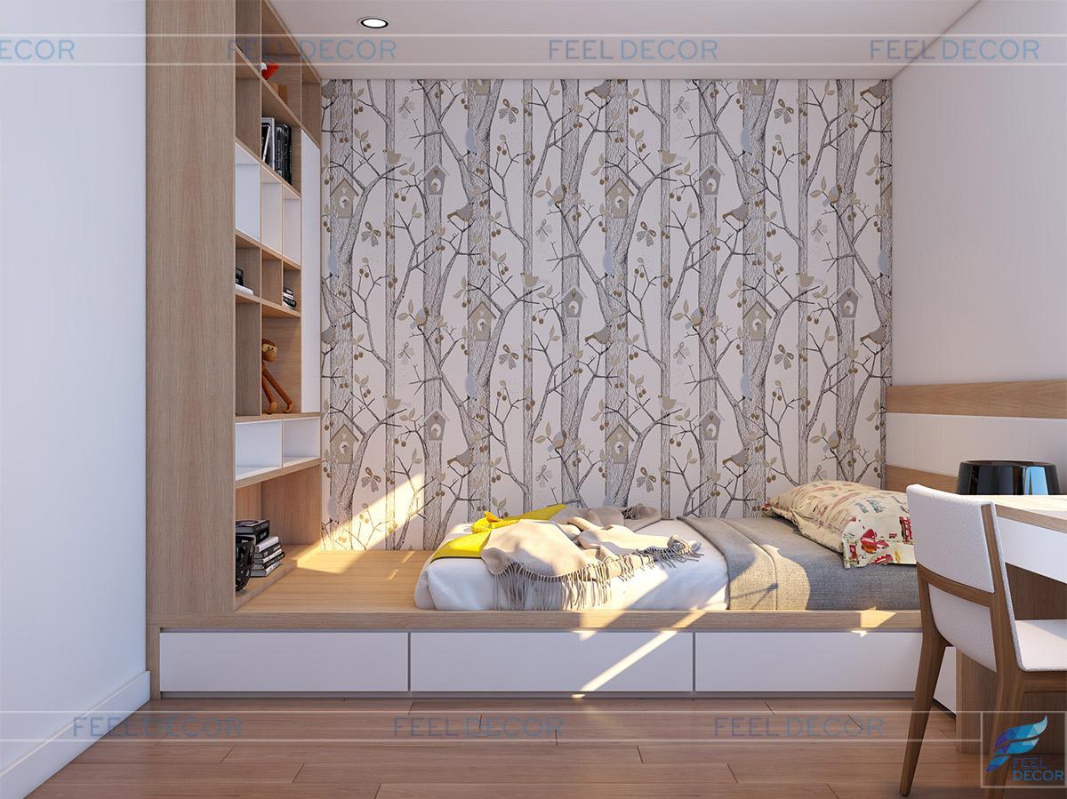 Thiết kế trang trí nội thất căn hộ 117m2 chung cư Hoàng Anh Thanh Bình