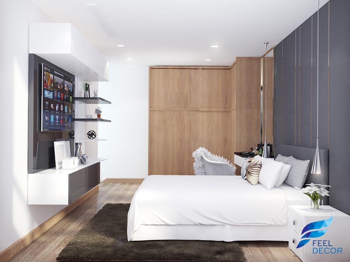 thiết kế nội thất căn hộ 3 phòng ngủ rộng 143m2 chung cư Vinhomes Central Park