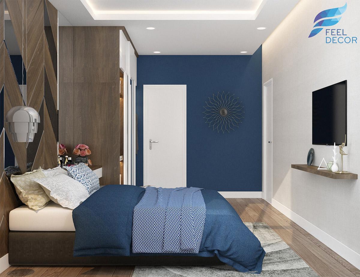Nội thất căn hộ diện tích 76m2 – 2 phòng ngủ tại dự án chung cư Sunrise City