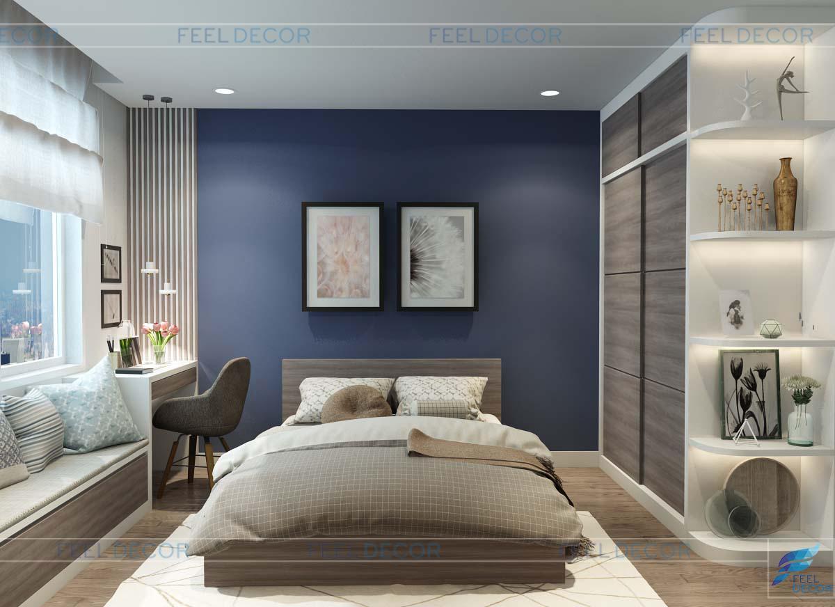 Thiết kế nội thất căn hộ diện tích 88m2 – 2 phòng ngủ tại dự án chung cư Green Valley