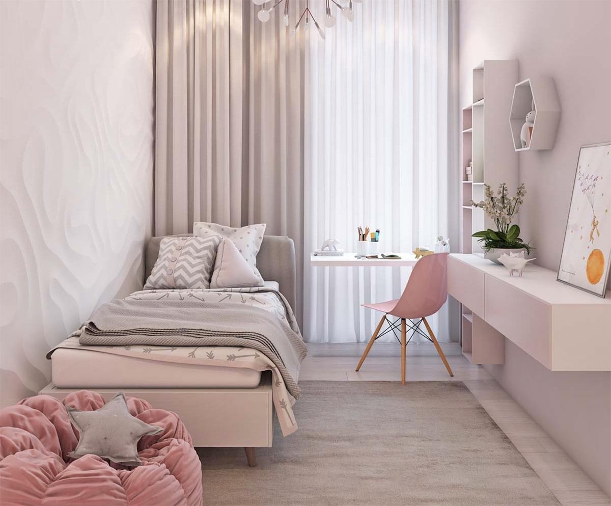 Phòng ngủ hồng