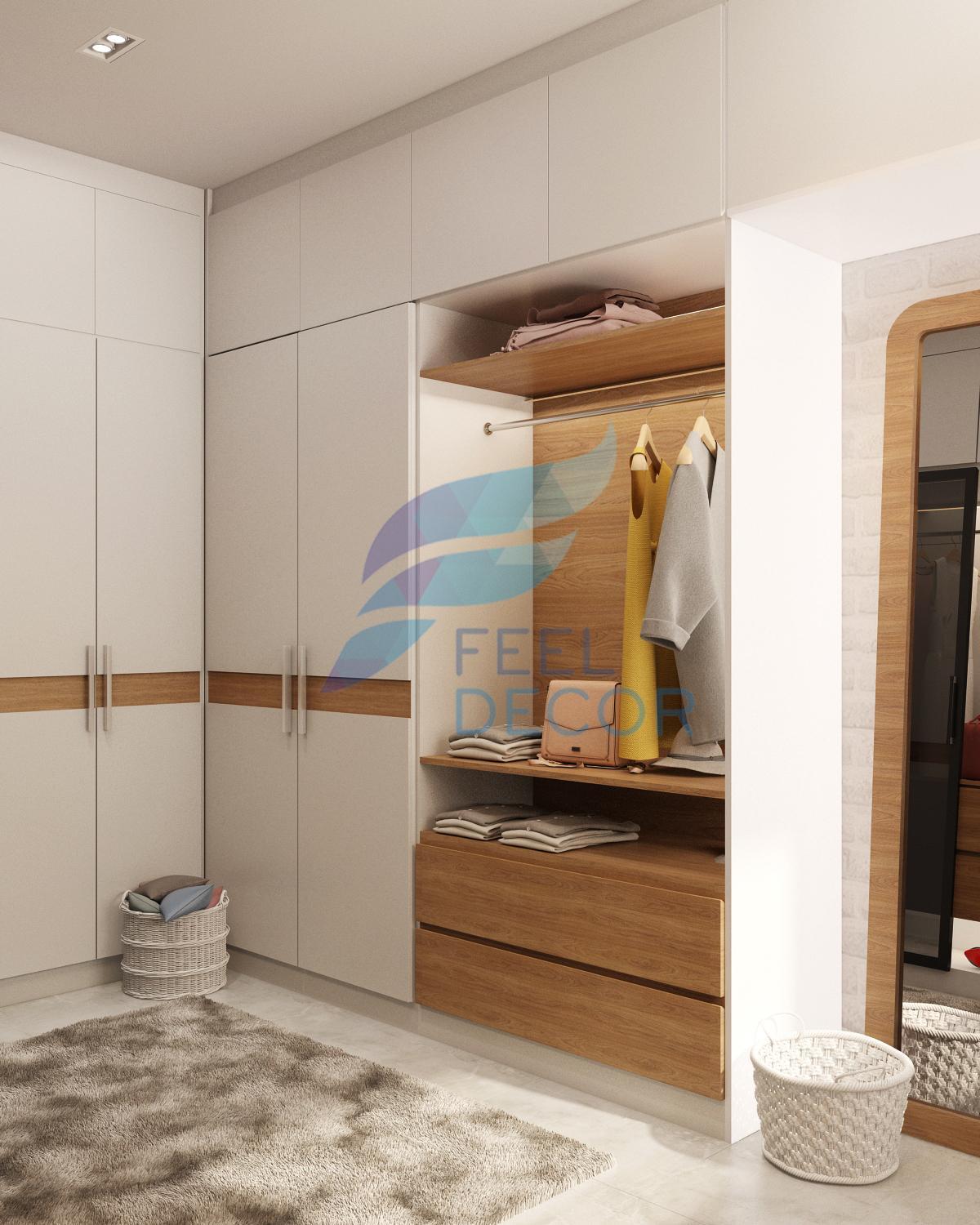 hình ảnh: thiết kế nội thất căn hộ studio 1 phòng ngủ 73m2 tại chung cư The Everrich Infinity
