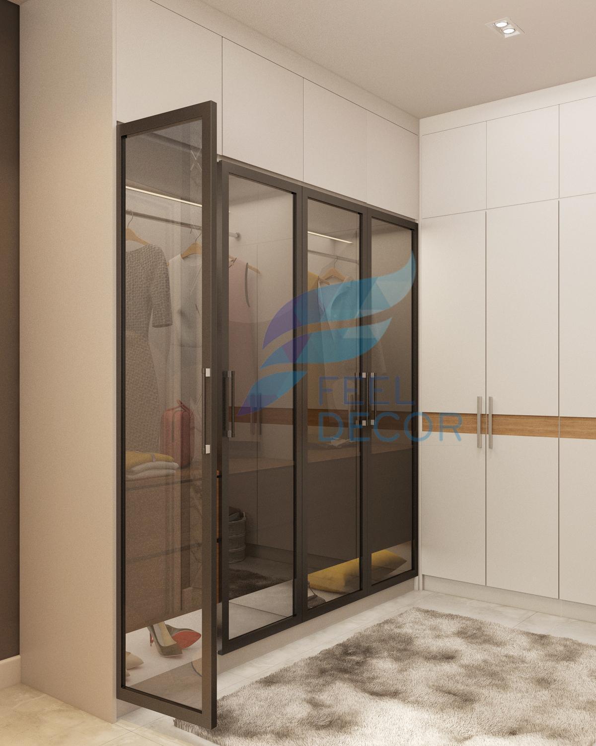 hình ảnh: thiết kế nội thất căn hộ studio 1 phòng ngủ 73m2 tại chung cư The Everrich Infinity