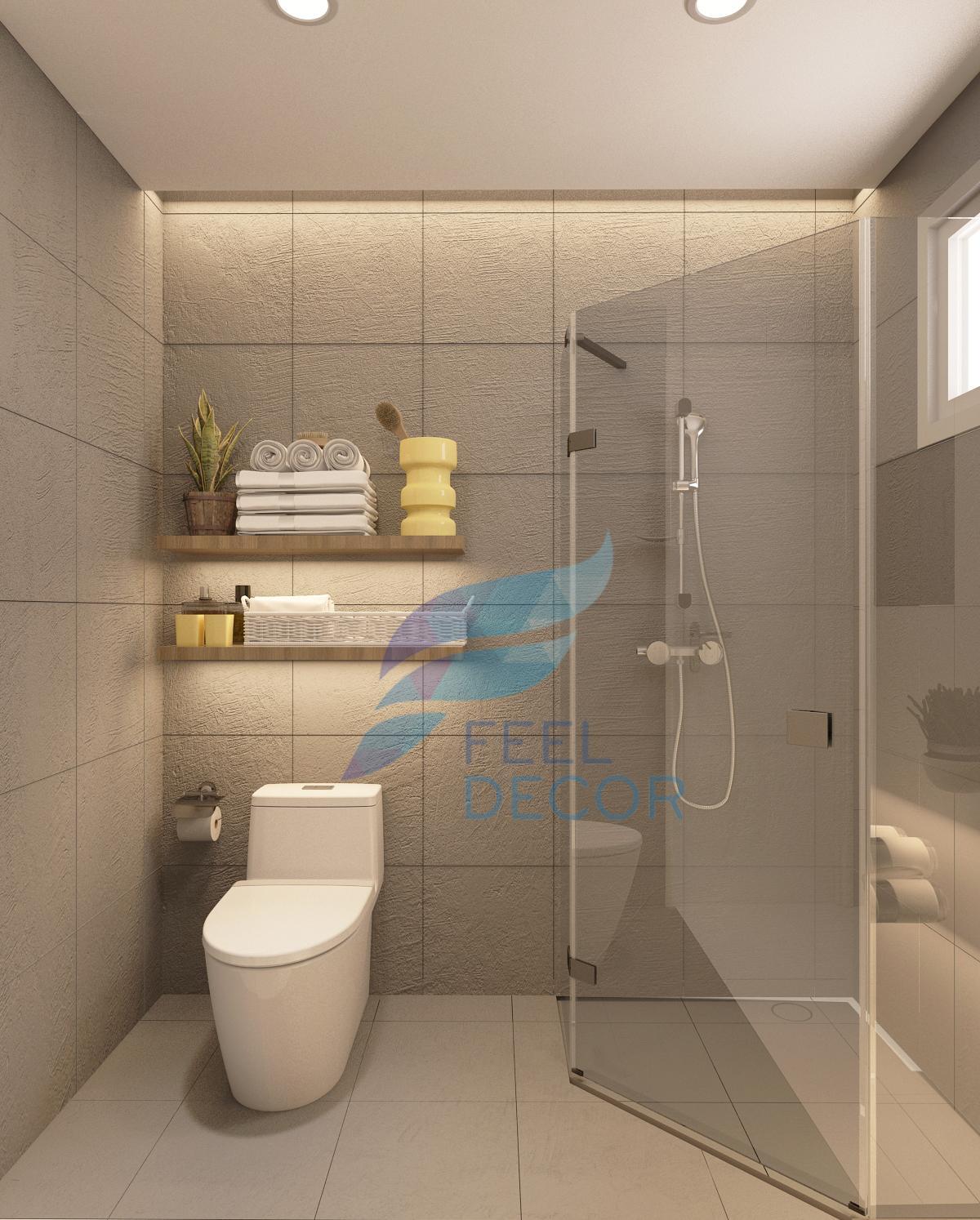 hình ảnh: thiết kế nội thất căn hộ studio 1 phòng ngủ 73m2 tại chung cư The Everrich Infinity