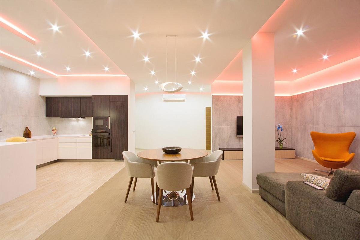 Đèn led âm trần khiến không gian nội thất thêm đẳng cấp muôn phần