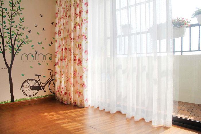 hình ảnh: cách sử dụng rèm của để phân chia các phòng trong nhà ở căn hộ chung cư