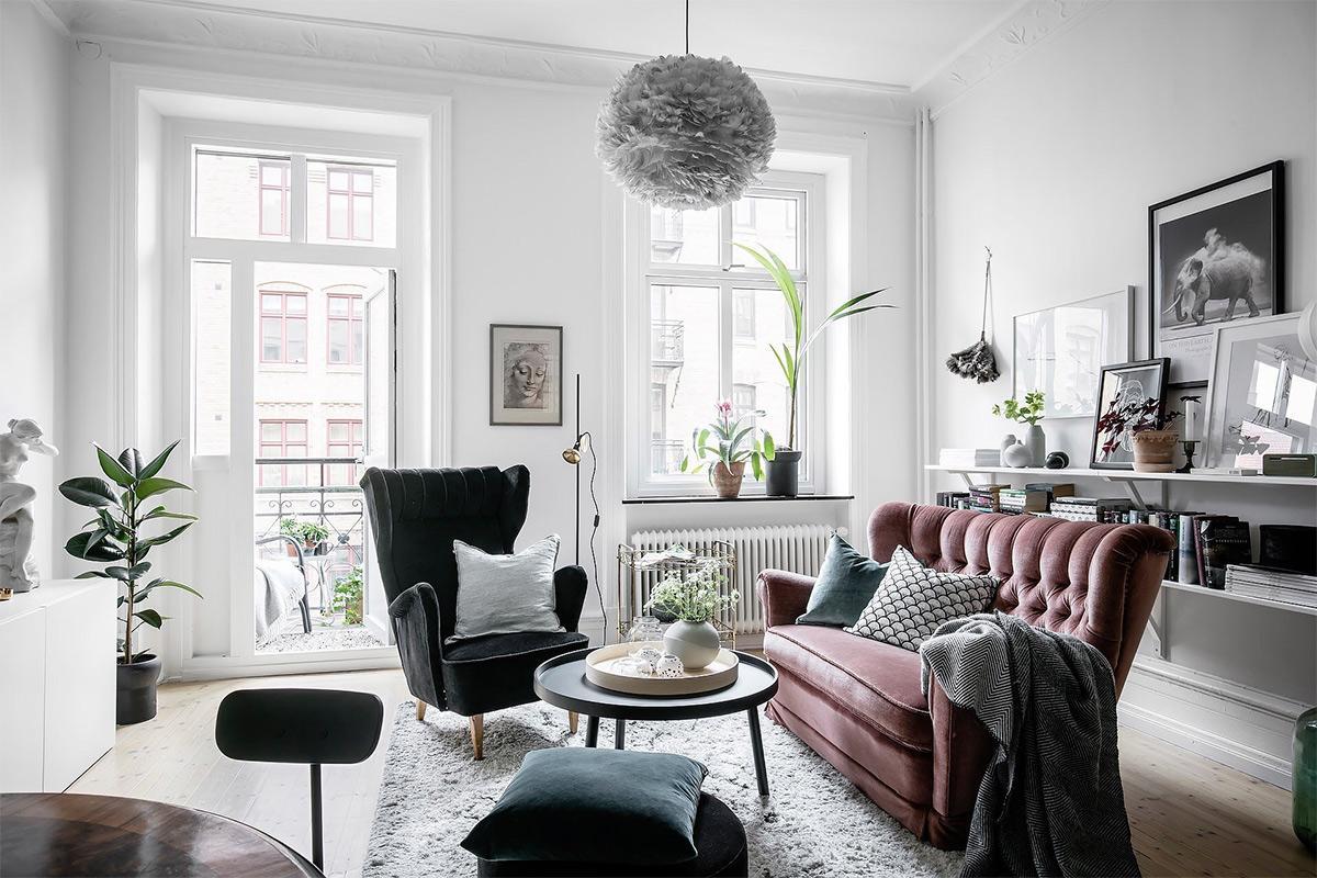 Căn hộ nhỏ xinh với cách trang trí nội thất đẹp xuất sắc theo phong cách Scandinavia