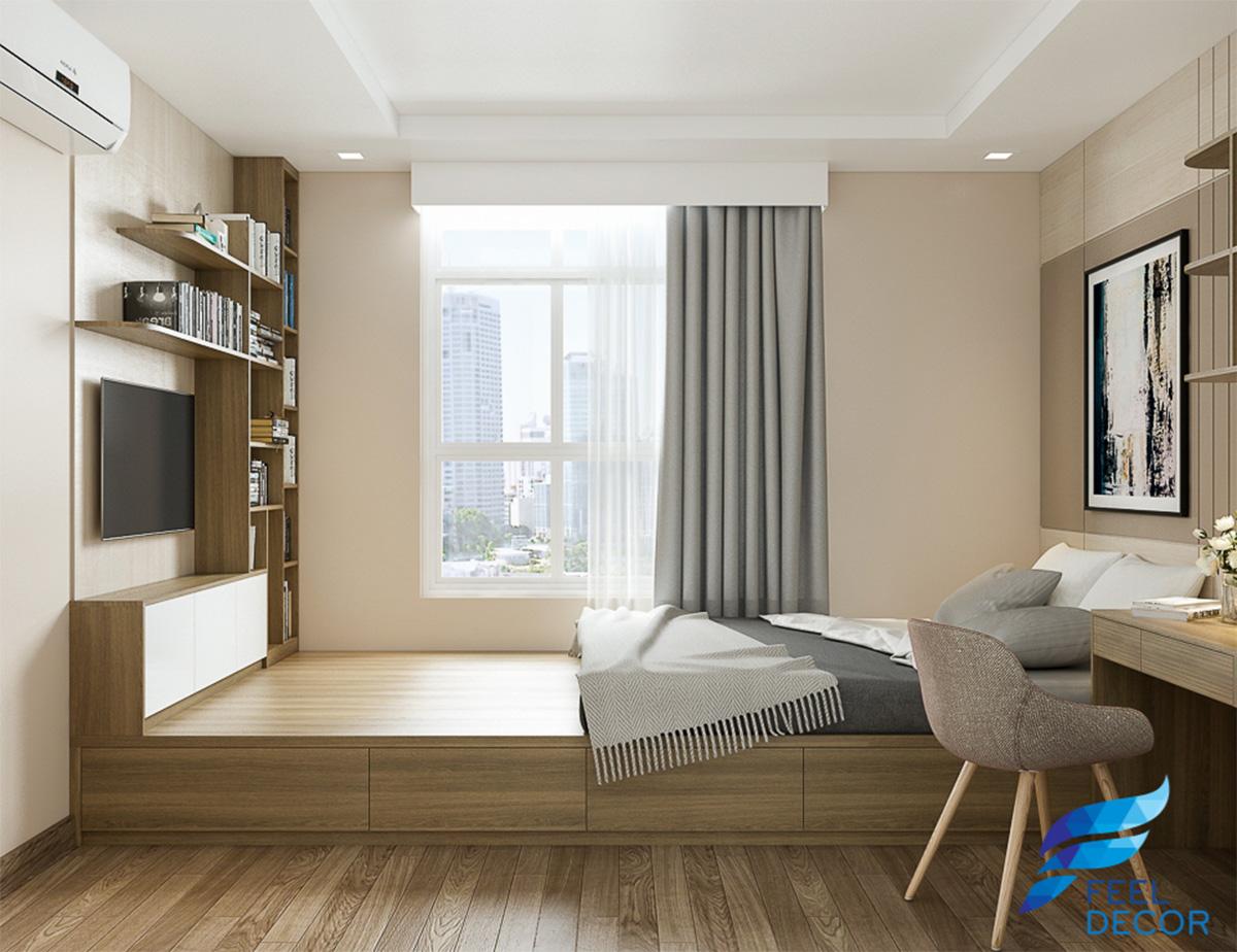 Thiết kế thi công nội thất căn hộ 106m2 chung cư Hoàng Anh Thanh Bình – FD5018