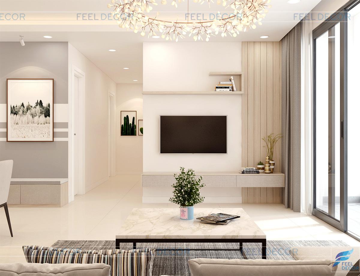 Thiết kế thi công nội thất căn hộ 110m2 chung cư Millennium Masteri &124; FD8618