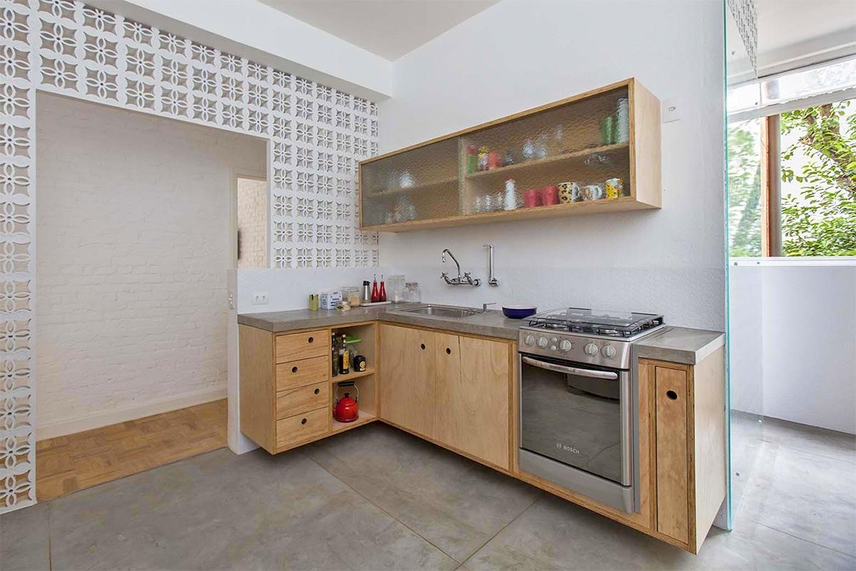 Thiết kế nội thất phòng bếp căn hộ 98m2