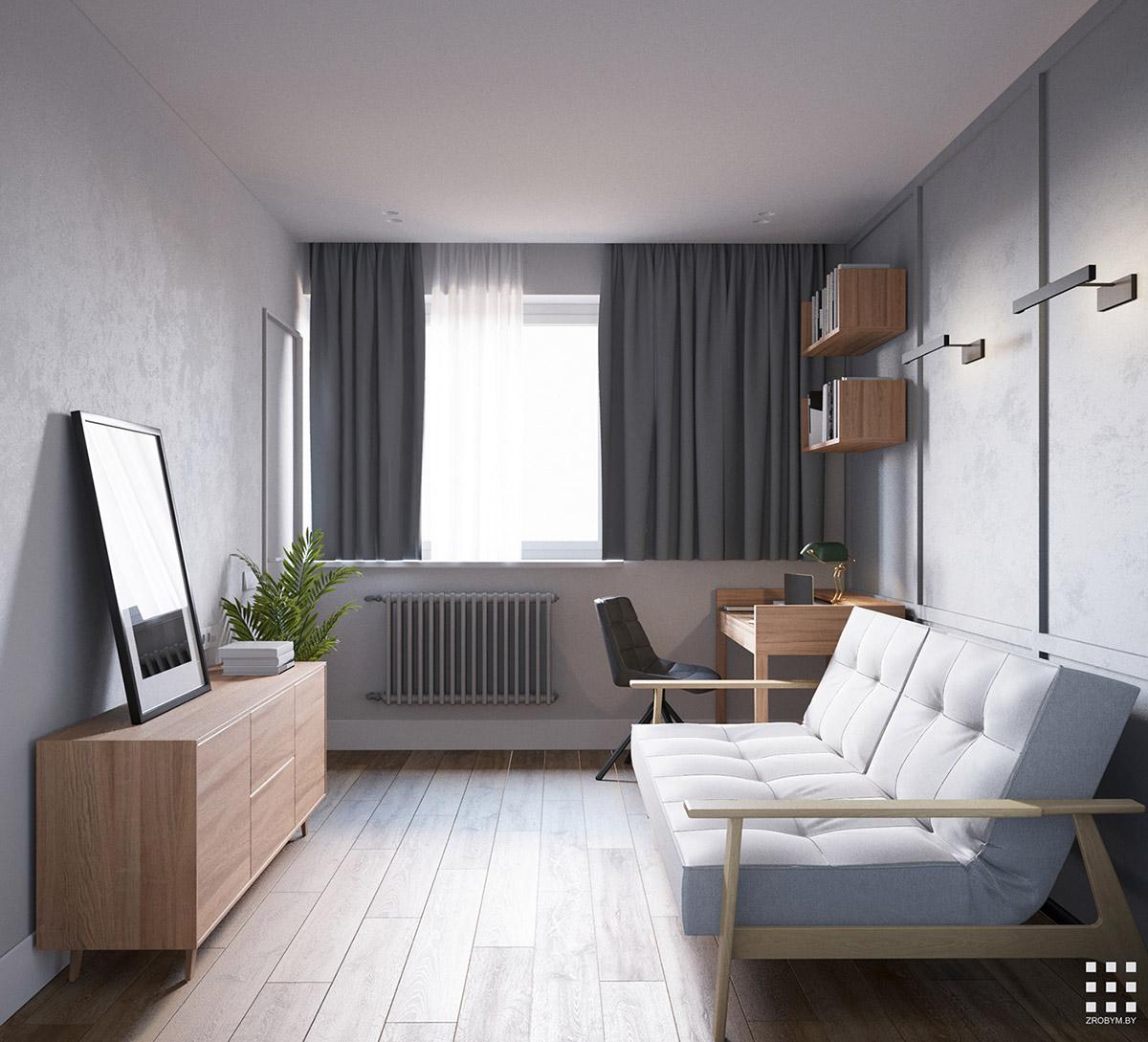 thiết kế nội thất căn hộ 92m2