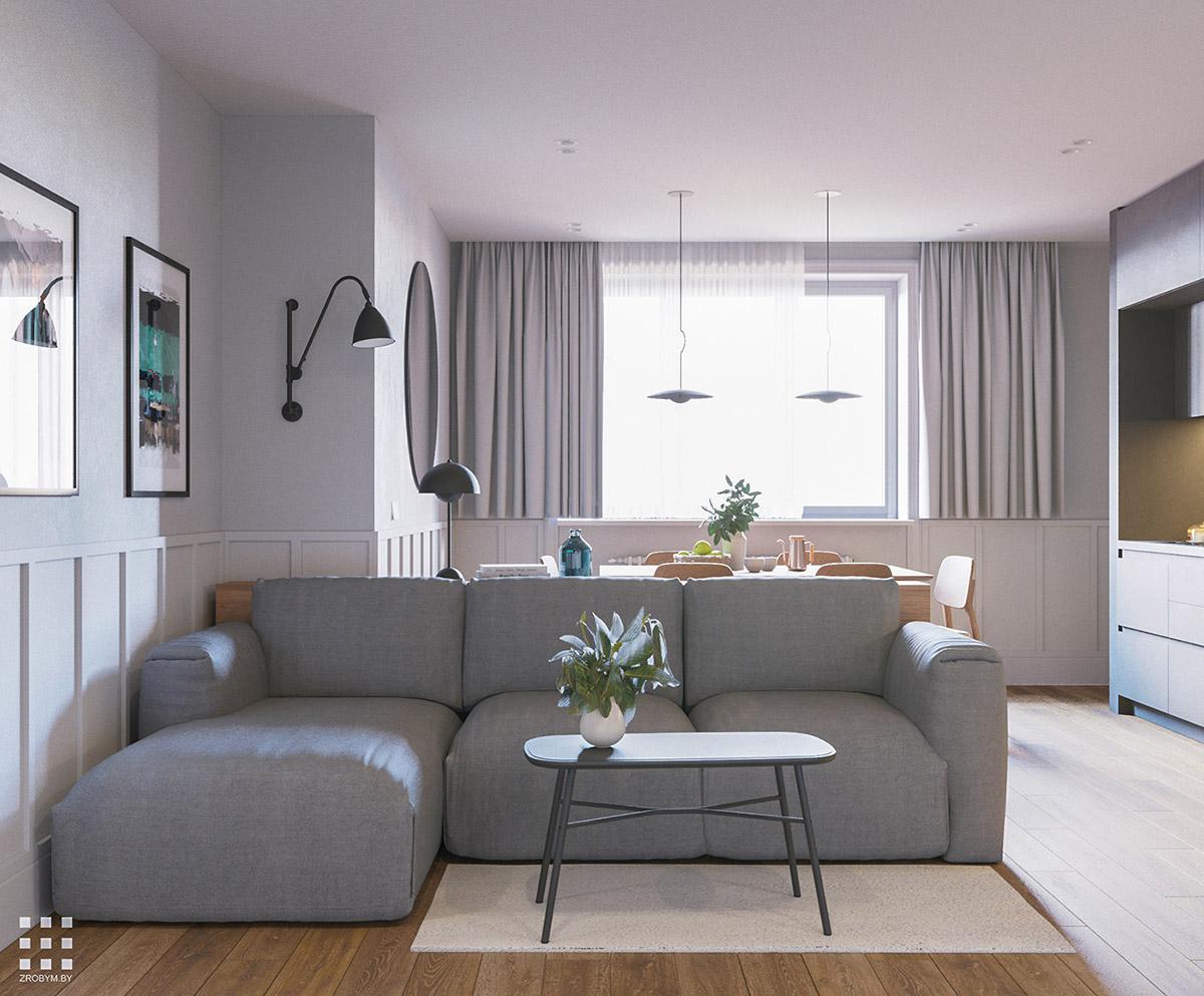 thiết kế nội thất căn hộ 92m2