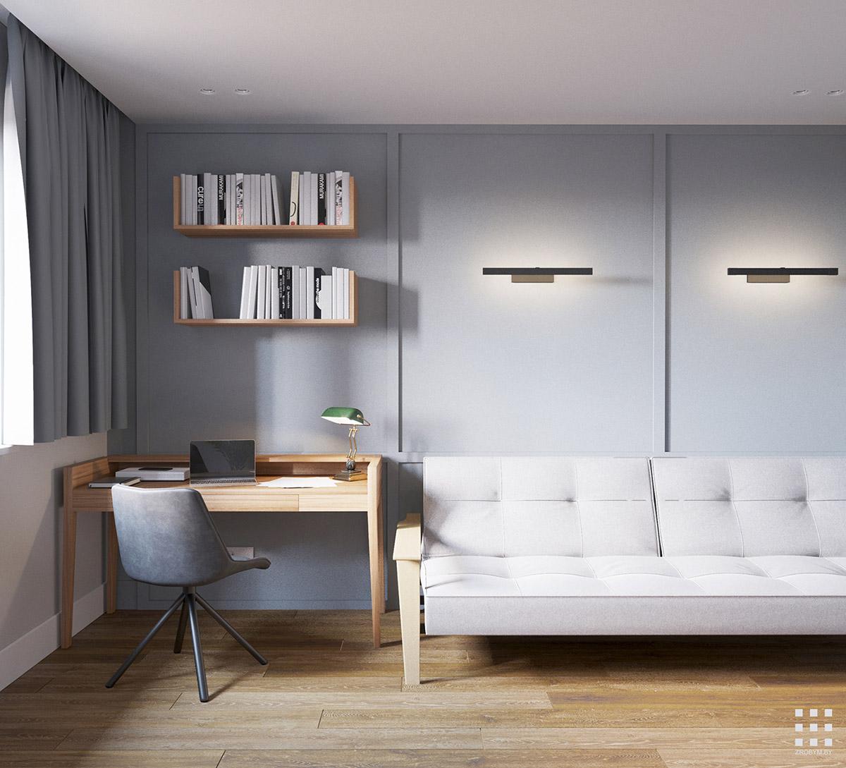 thiết kế nội thất căn hộ 92m2