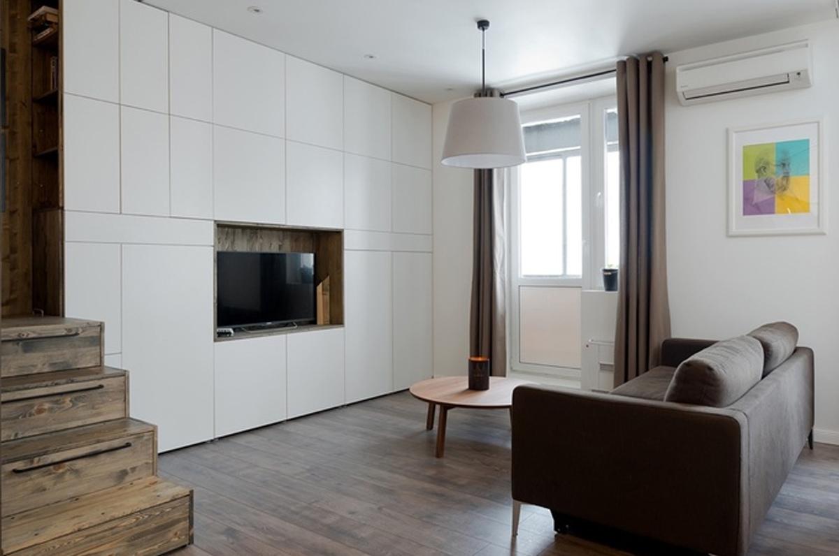 Ý tưởng thiết kế căn hộ 35m2 tiện nghi ấm áp cho đôi vợ chồng trẻ