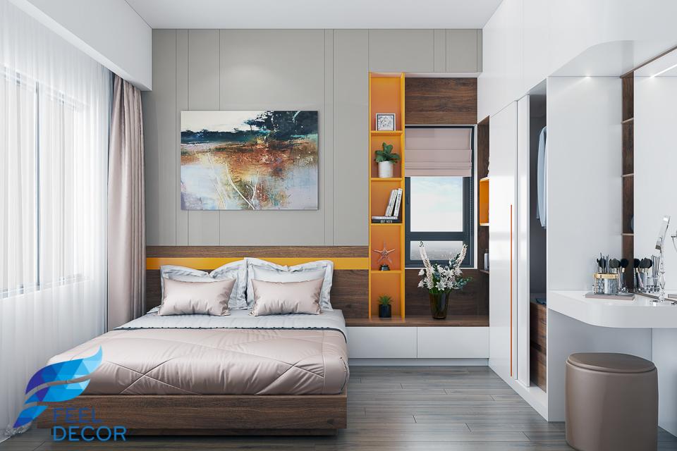 thiết kế thi công nội thất căn hộ 79m2 (3PN)