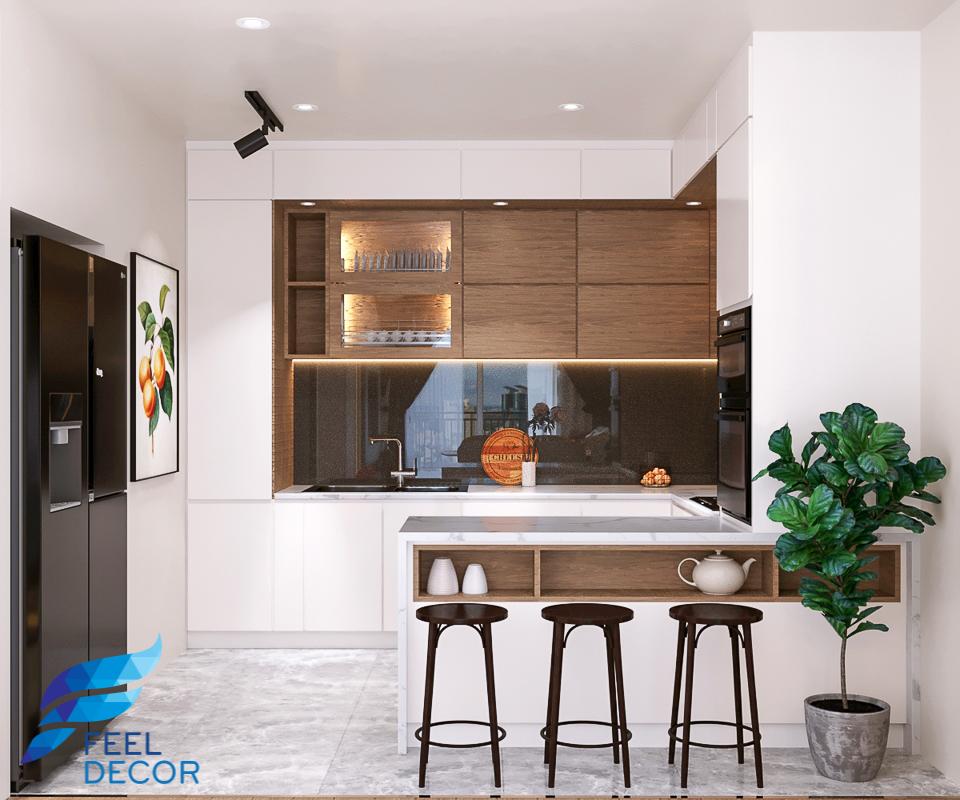 Thiết kế thi công nội thất căn hộ 103m2 (3PN)