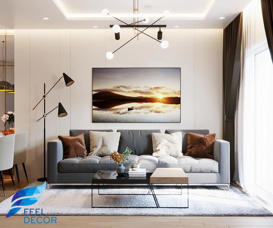 Thiết kế thi công nội thất căn hộ 103m2 (3PN)