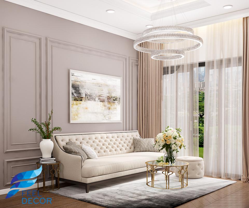 Thiết kế thi công nội thất căn hộ 80m2