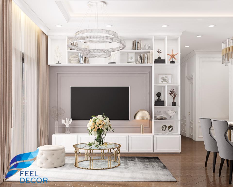 Thiết kế thi công nội thất căn hộ 80m2