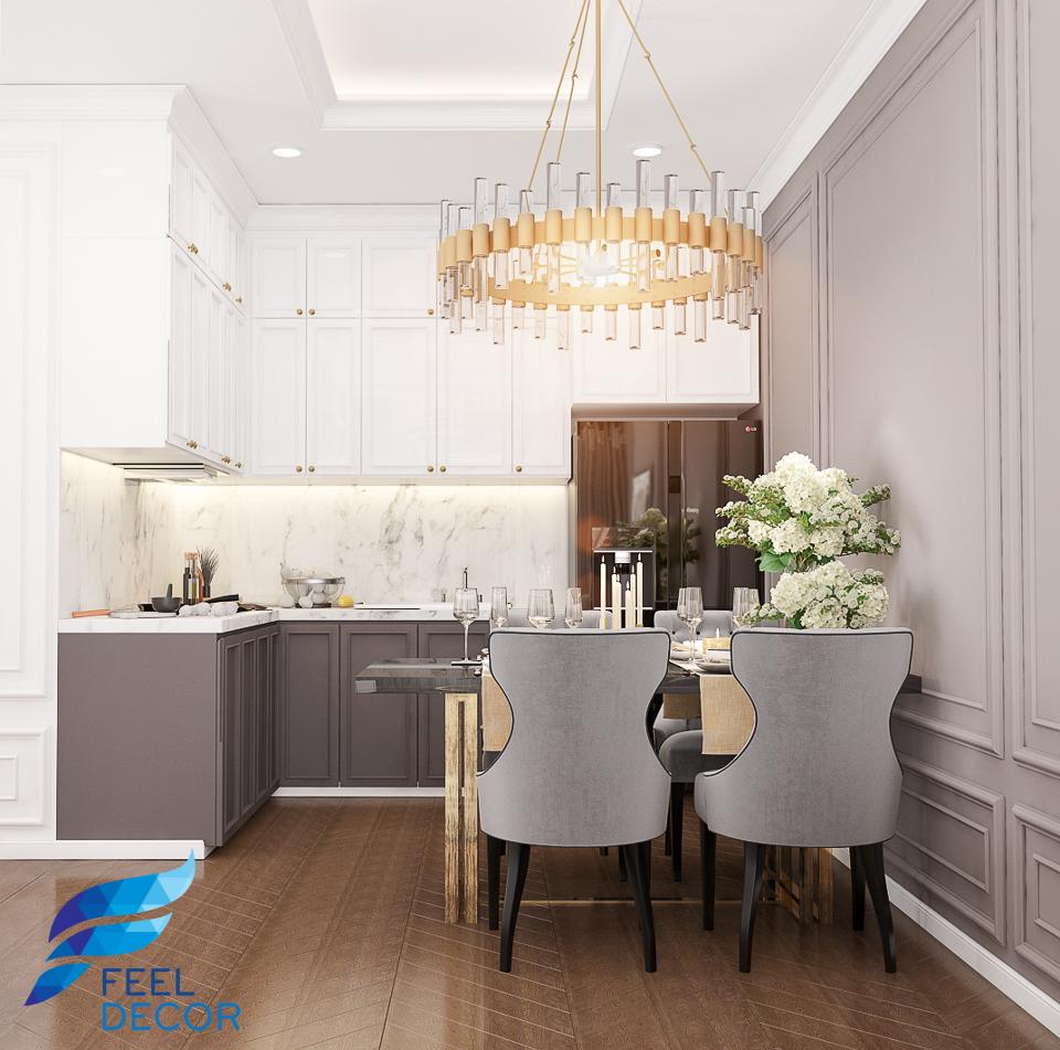 Thiết kế thi công nội thất căn hộ 80m2