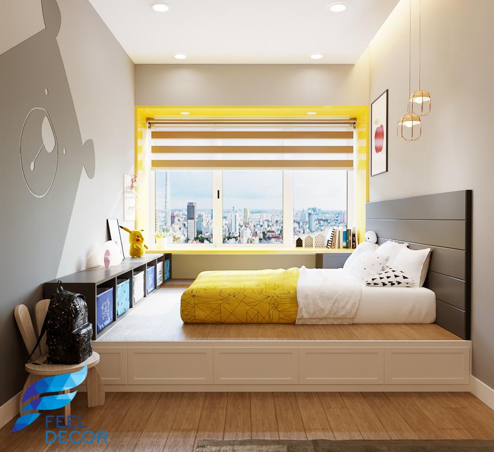 thiết kế thi công nội thất căn hộ 115m2