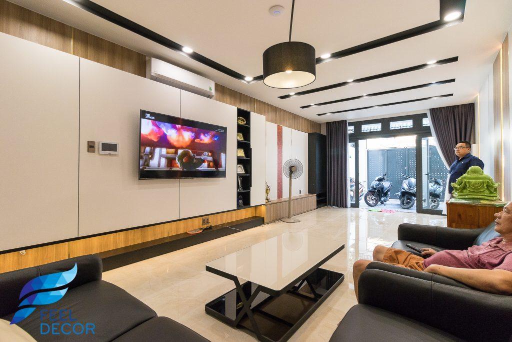 không gian nội thất nhà phố 375m2