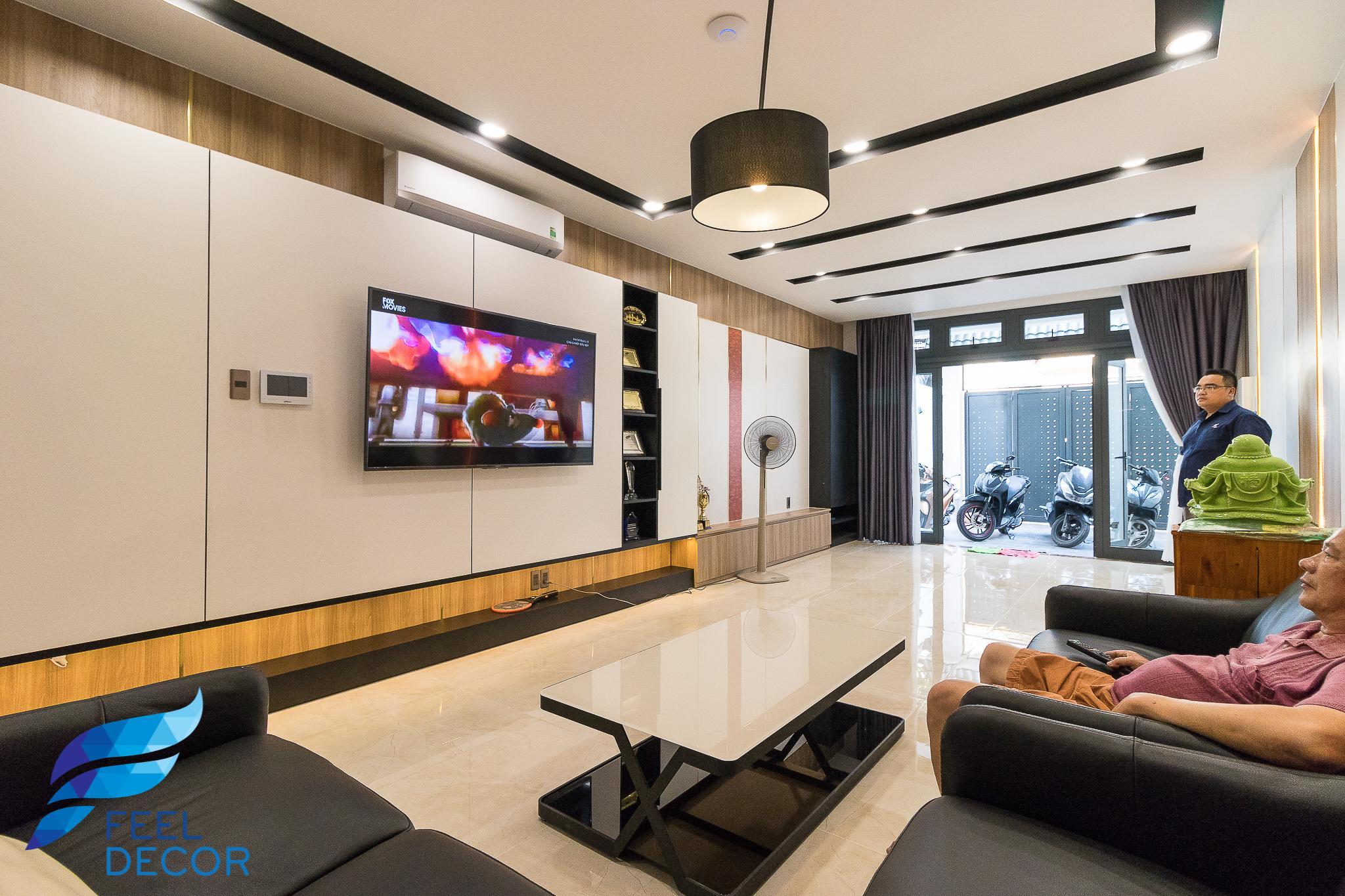không gian nội thất nhà phố 375m2