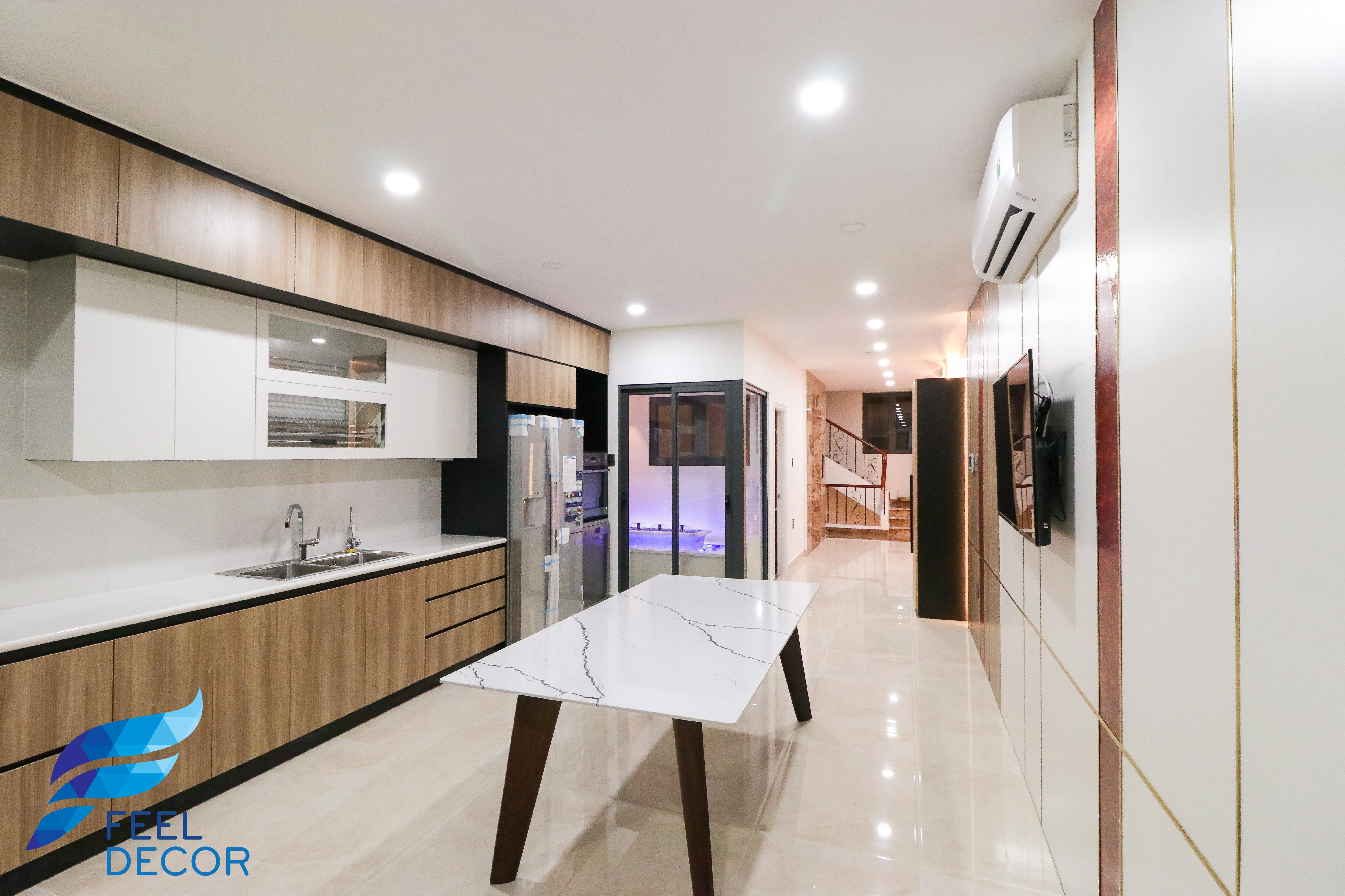 không gian nội thất nhà phố 375m2
