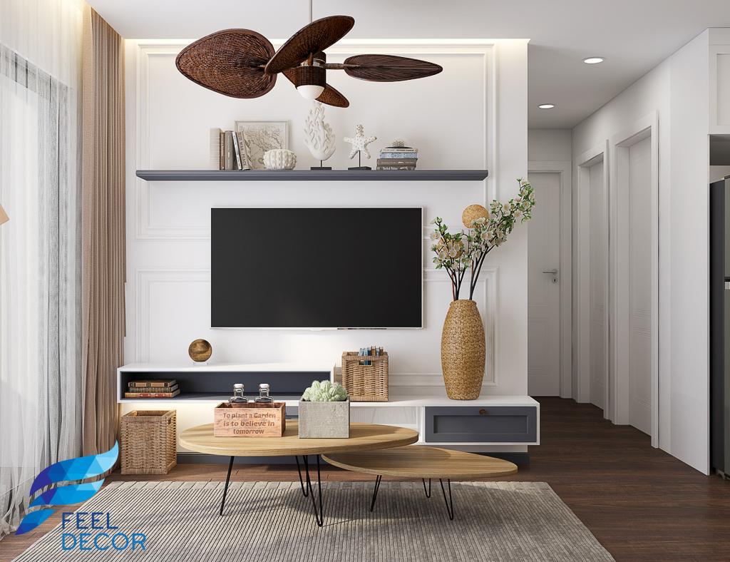 thiết kế thi công nội thất căn hộ 67m2