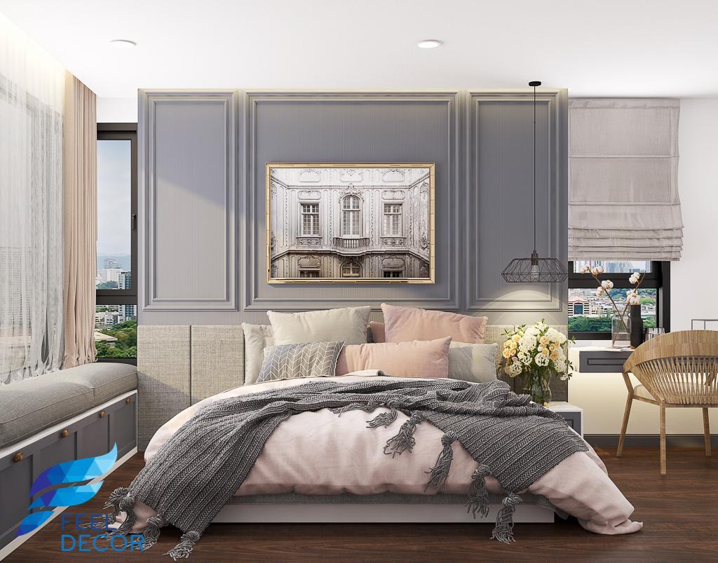thiết kế thi công nội thất căn hộ 67m2