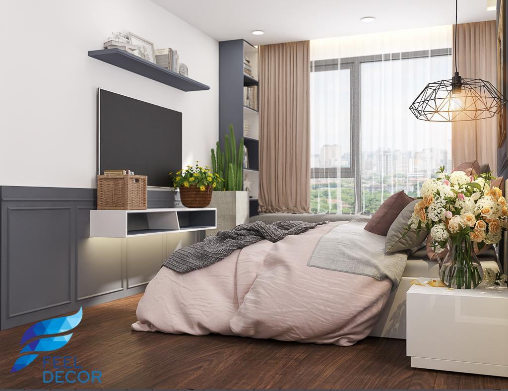 thiết kế thi công nội thất căn hộ 67m2