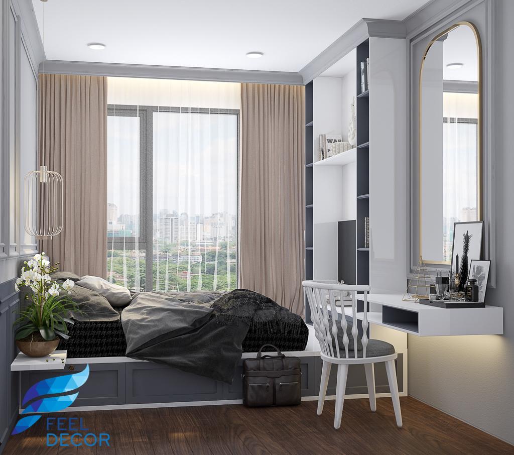 thiết kế thi công nội thất căn hộ 67m2