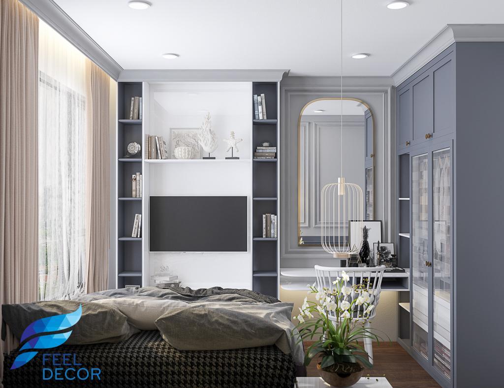 thiết kế thi công nội thất căn hộ 67m2